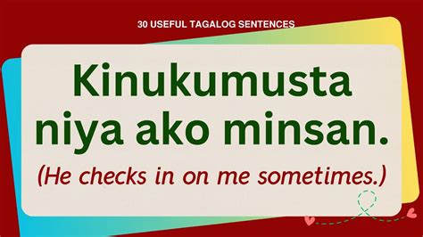 karangalan in tagalog sentence